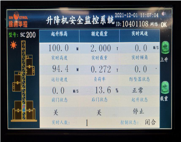 升降機乘員人數識別（bié）係統